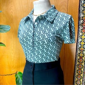 ❇️ Vintage Mint and Sage Green Shirt ❇️